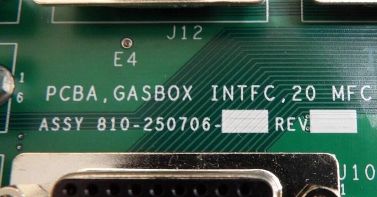 Used Lam Research 810-250706 Pcba Gasbox Interface 20 MFC PCB Lot of 2 Working
