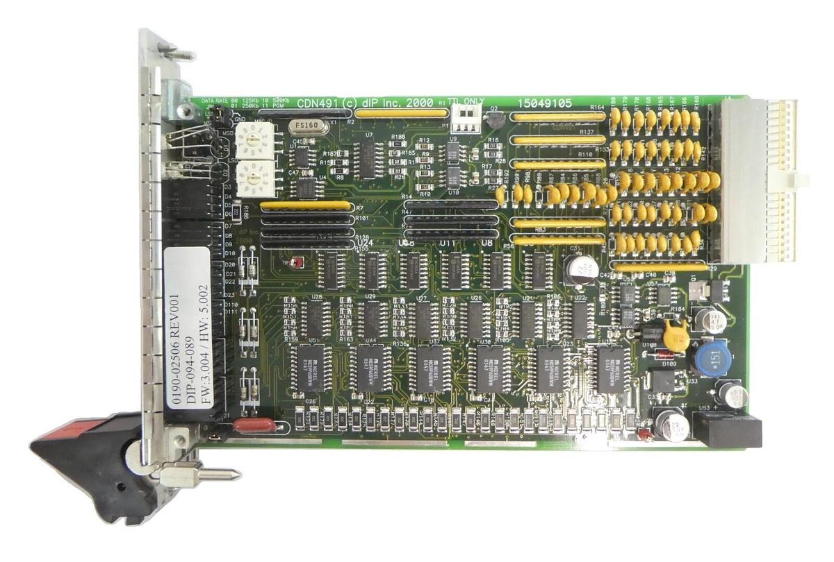 Used DIP 15049105 DeviceNet I/O PCB Card CDN491 DIP-094-089 AMAT 0190-02506 Working