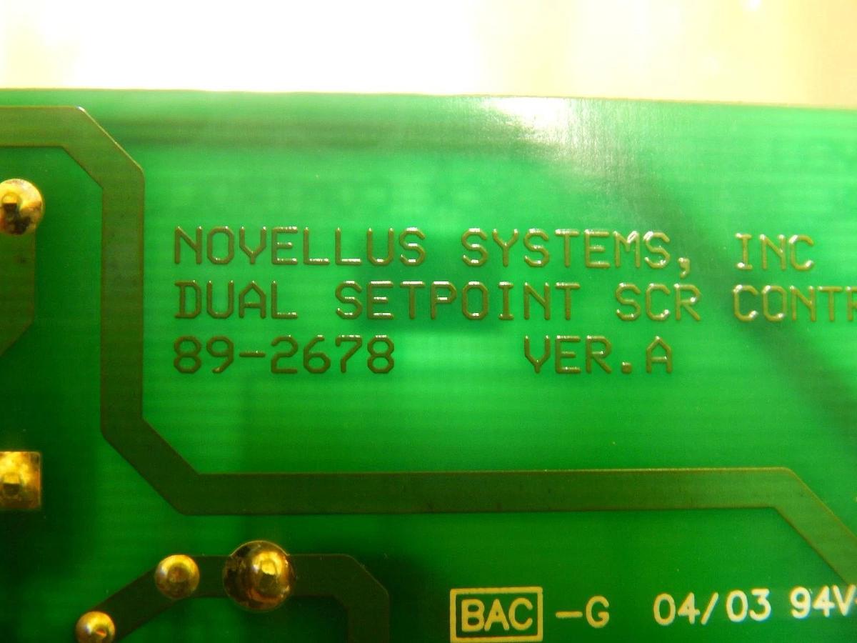 Used Novellus 90-2736 Dual Setpoint SCR Controller PCB Ver. D GaSonics A-2000LL Used