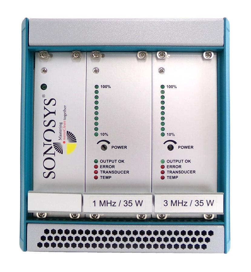 Used SONOSYS MSM 0072090E Ultrasonic Switching Systems Megasonic Atomzer Working