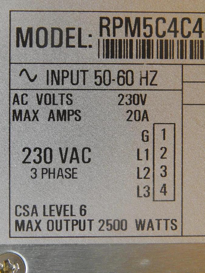 Used Power-One RPM5C4C4D4LCS677 Power Supply Schlumberger 97171049 A Working Spare