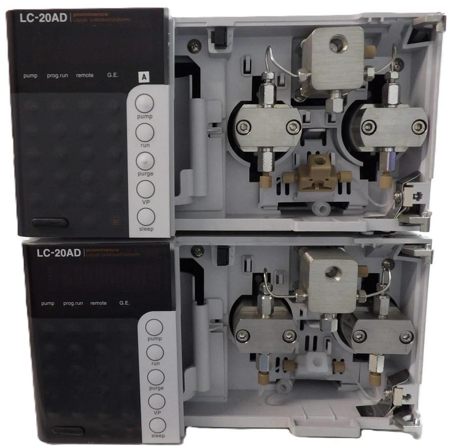 Used Shimadzu 228-45000-32 Liquid Chromatography LC-20AD Prominence Lot of 2 Untested