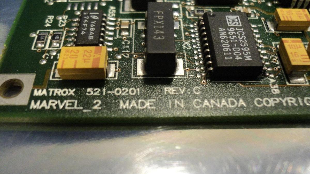 Used KLA-Tencor 521-0201 Circuit Board PCB MRV2/VID AIT Used Working