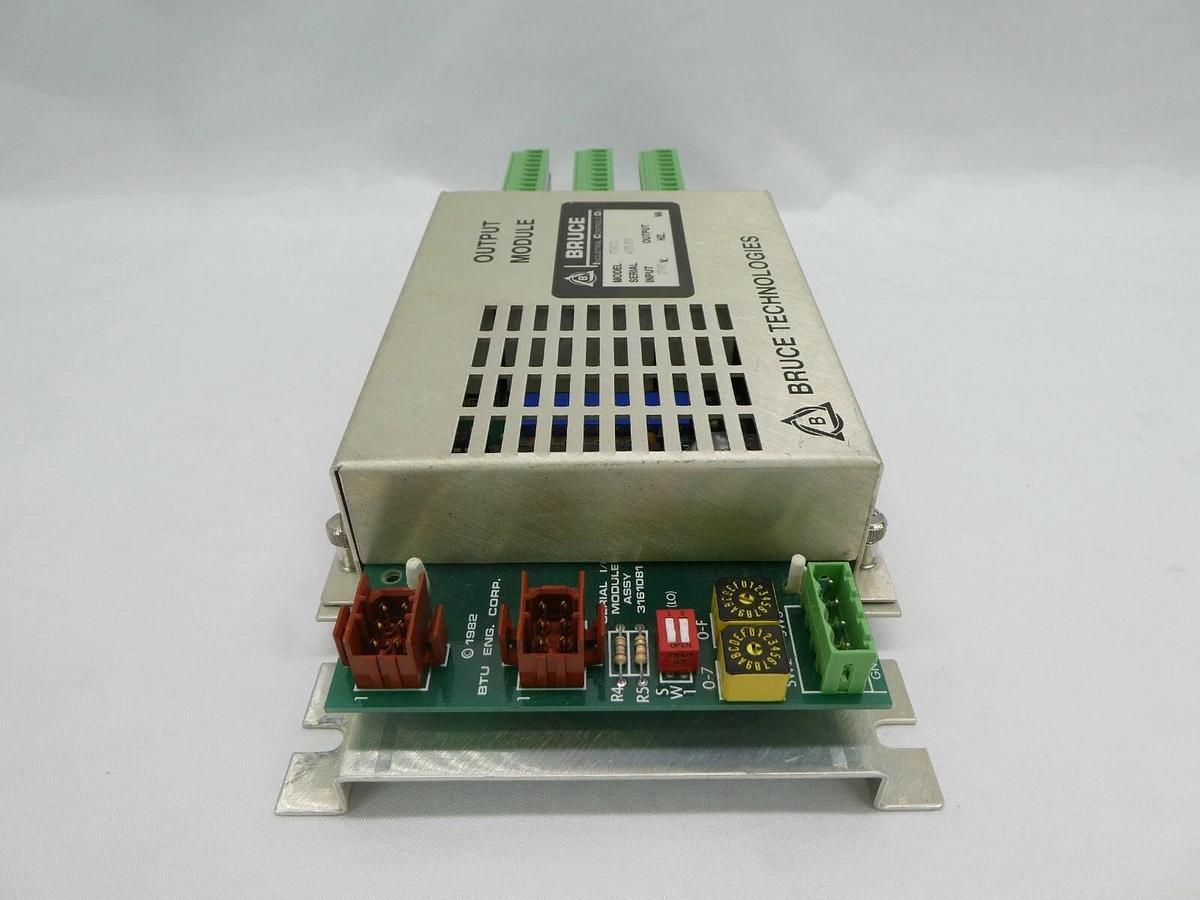 Used Bruce Technologies 9760131 Output Module PCB Assembly BTU 3161111 3161081 As-Is