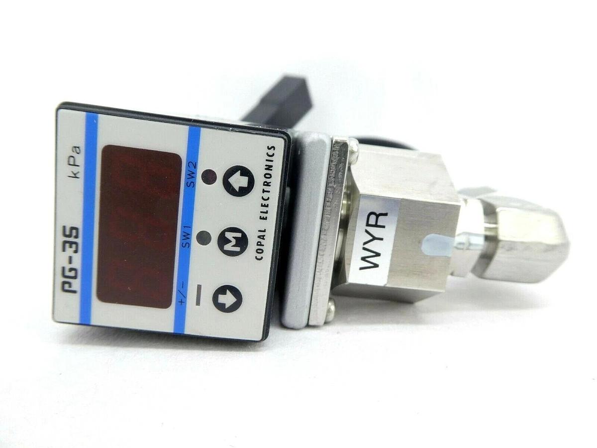 Used Copal Electronics PG-35-103R-NG1-129 Pressure Gauge TEL Lithius Lot of 7 Working