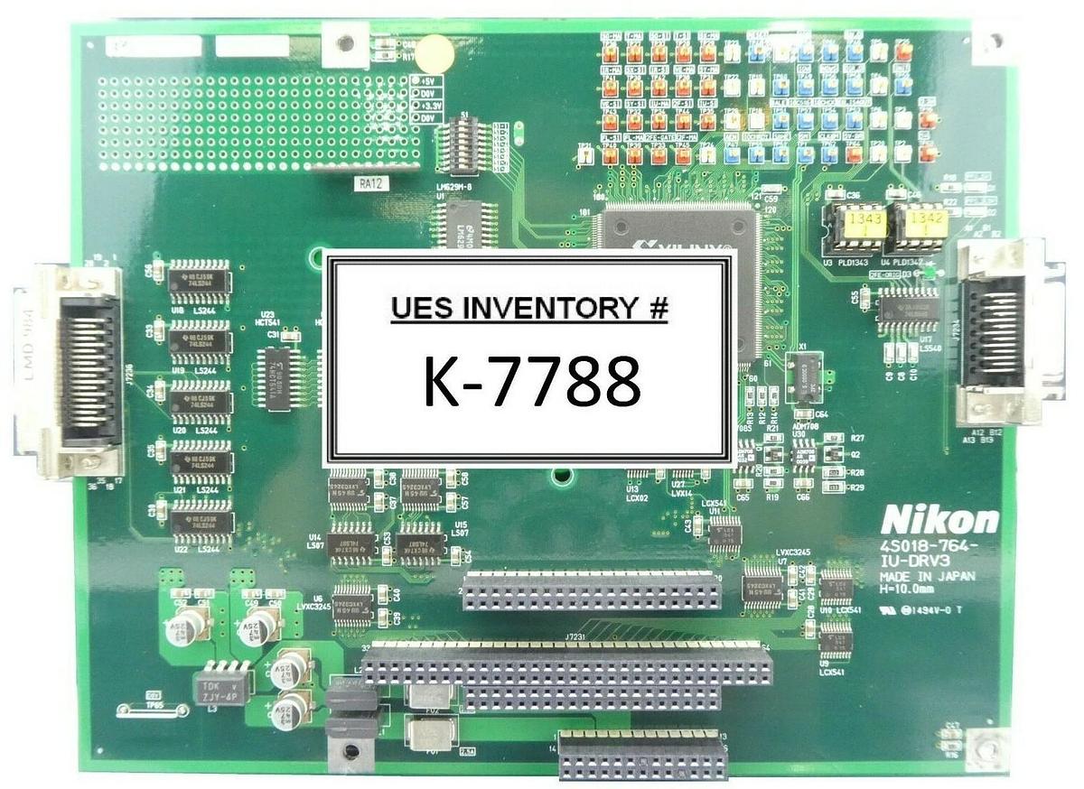 Used Nikon 4S018-764 Driver PCB IU-DRV3 NSR FX-601F FPD Lithography System Working