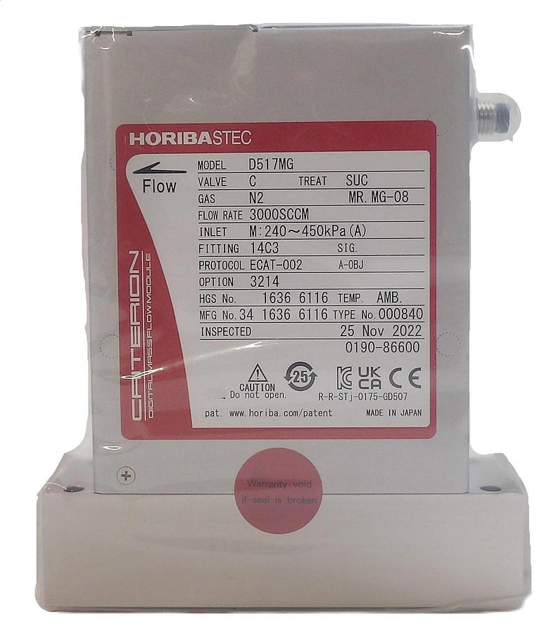 Horiba STEC D517MG Mass Flow Controller MFC CRITERION Lot of 2 New