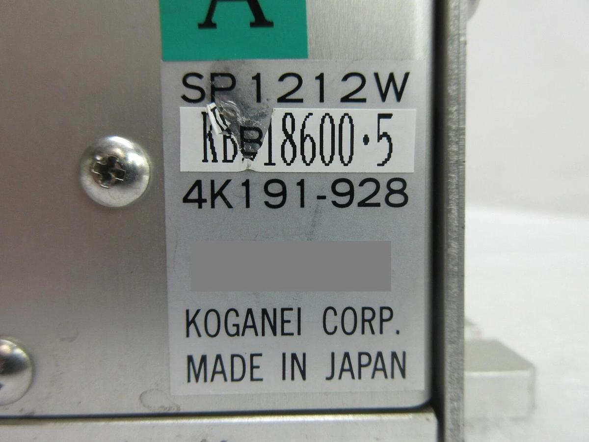 Used Nikon Precision 4K191-928 Pneumatic Control Unit SP1212W KBB18600-5 NSR Working