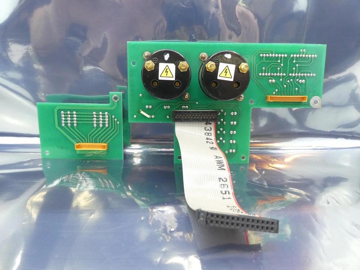 Used Hitachi Kokusai Denki 3CD1062 Display Panel PCB Set 4CD01063 Working Surplus