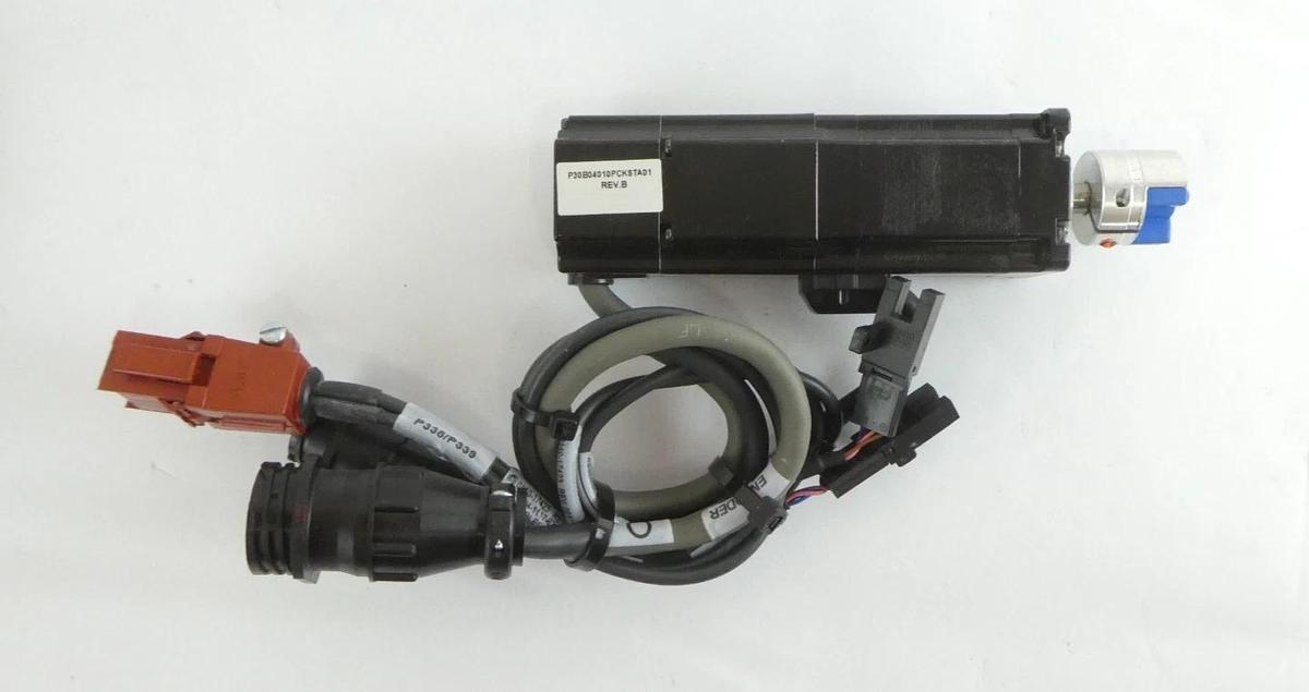 Used Sanyo Denki P30B04010PCKST AC Servo Motor BL Super P3 Lot of 2 Working Surplus