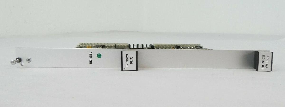 Used Ironics IV-1623 Parallel I/O VMEBus PCB Card Varian 109001004 Working