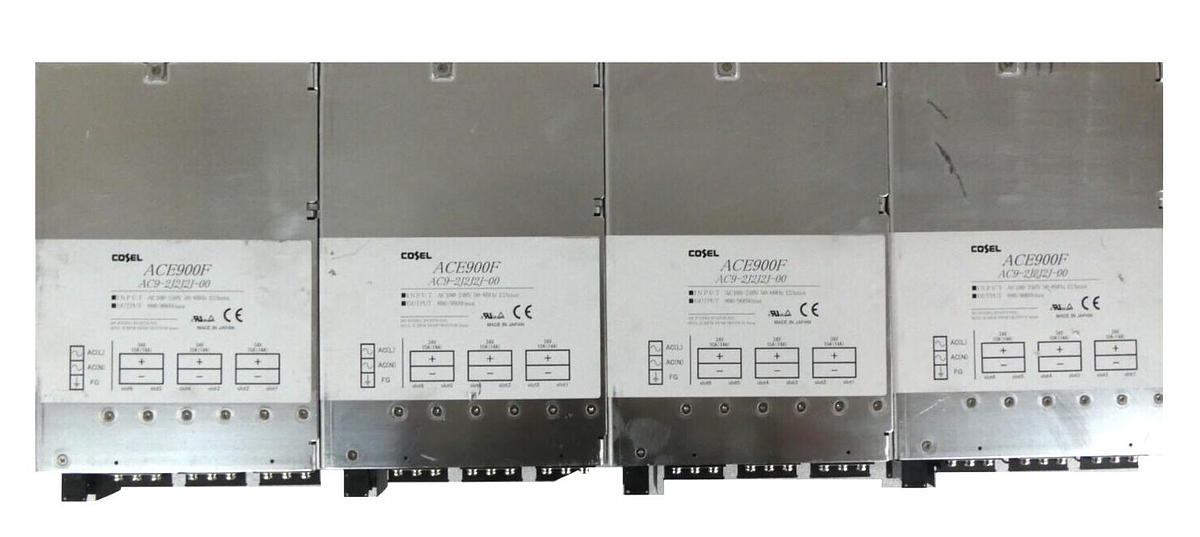 Used Cosel AC9-2J2J2J-00 Power Supply ACE900F Reseller Lot of 4 Working Spare