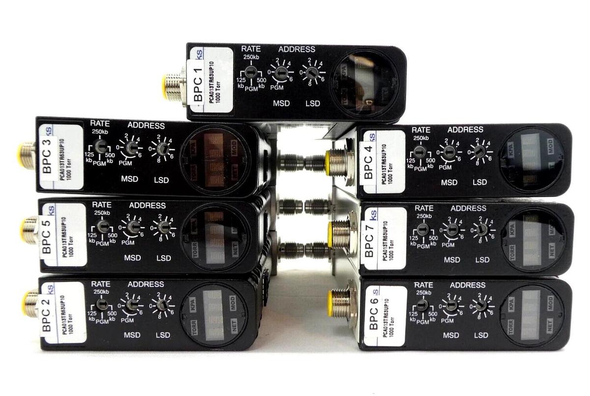 Used MKS Instruments πPC Pressure Controller PCA013TR63UP10 PCA013TR65UP10 Lot of 9