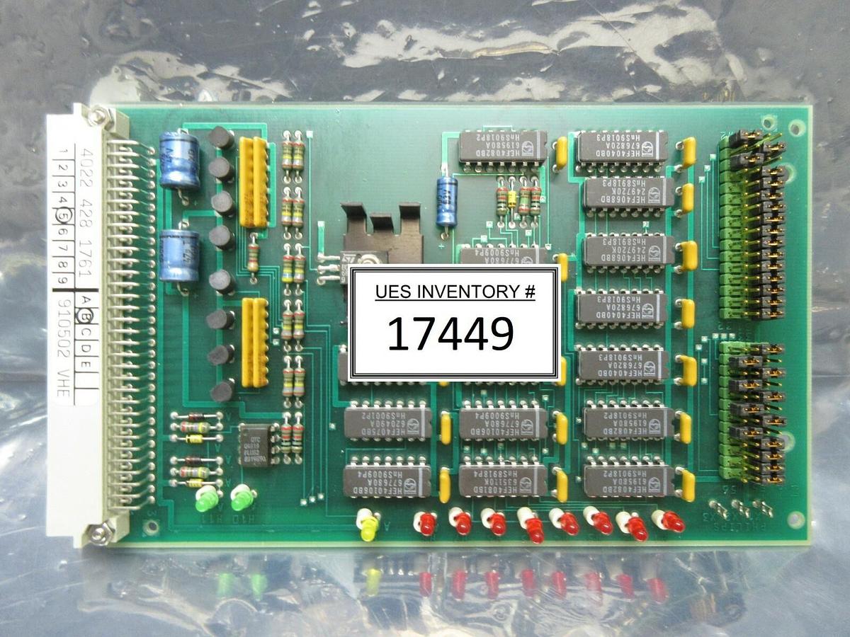 Used Philips 4022.428.1761 Processor PCB Card ASML PAS 5000/2500 Used Working