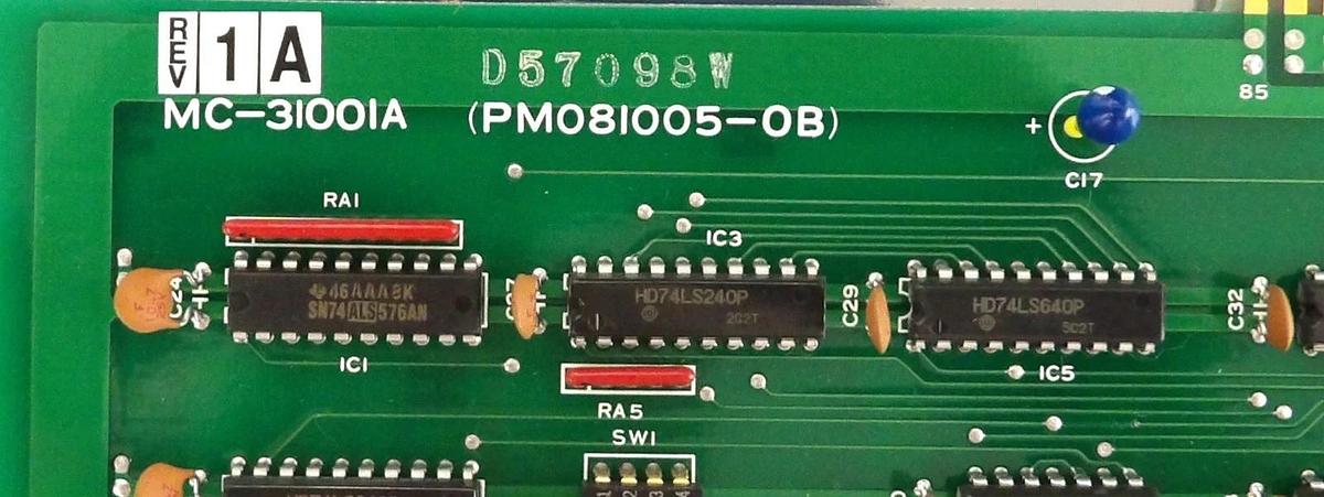 Used TEL Tokyo Electron MC-31001A Relay Process PCB Card PM081005-0B Lot of 2 Working