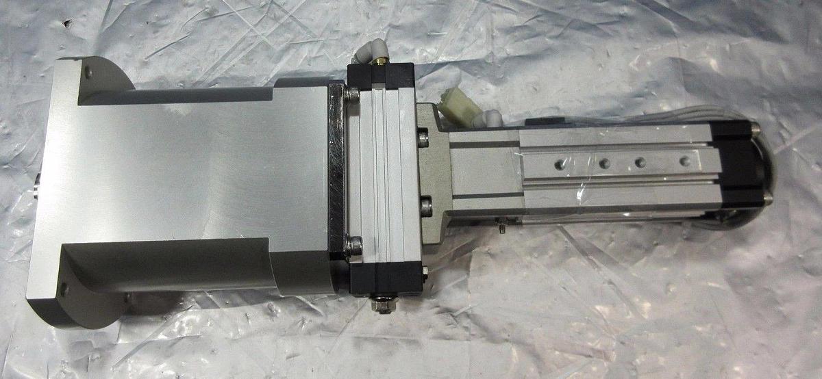 Used SMC MRQFS40-70CAX-F79W-X3 Rotary Cylinder Assembly Kokusai Vertron Used Working