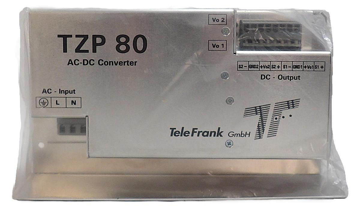 TeleFrank TZP80-2405/S AC-DC Converter TZP 80 Brooks 300mm Fixload New
