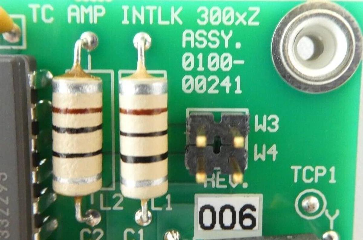 Used AMAT Applied Materials 0100-00241 TC Amp Interlock PCB Working Surplus
