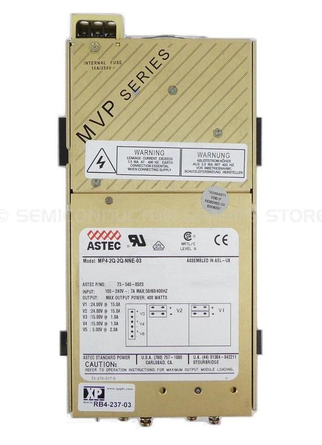 Used Astec 73-540-0523 Power Supply MP4-2Q-2Q-NNE-03 XP RB4-237-03 Working Surplus