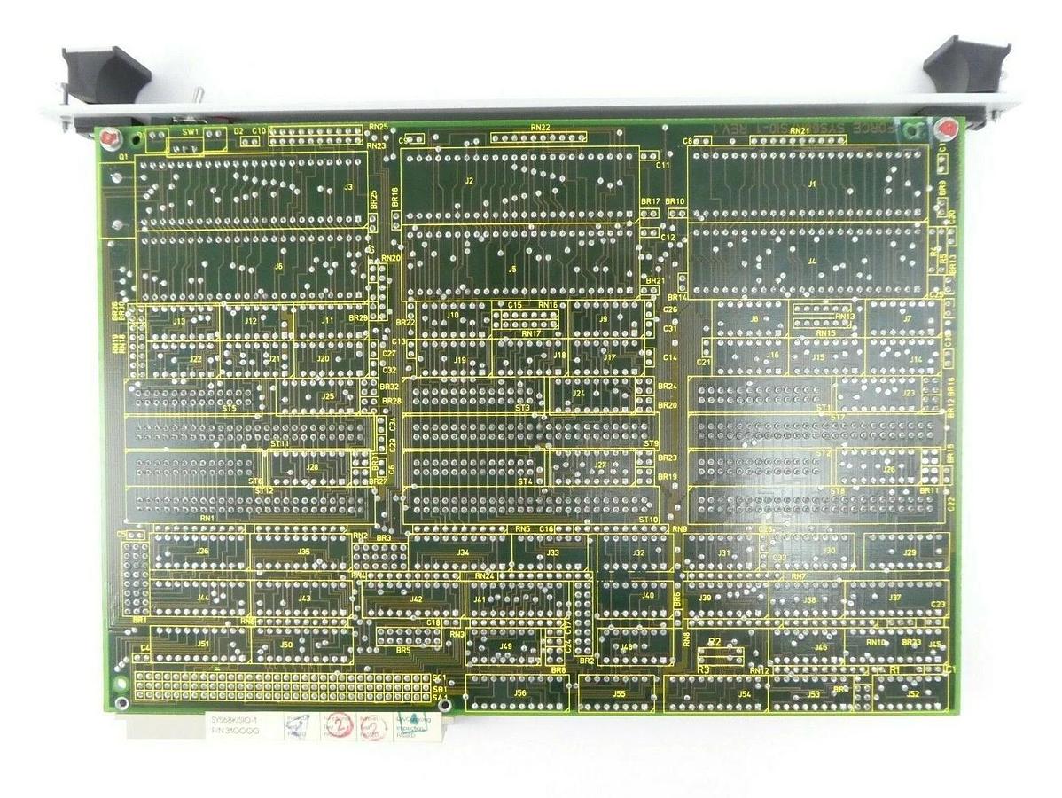 Used Force Computers 310000 VMEBus PCB Card SYS68K/SIO-1 Varian 108998001 Working