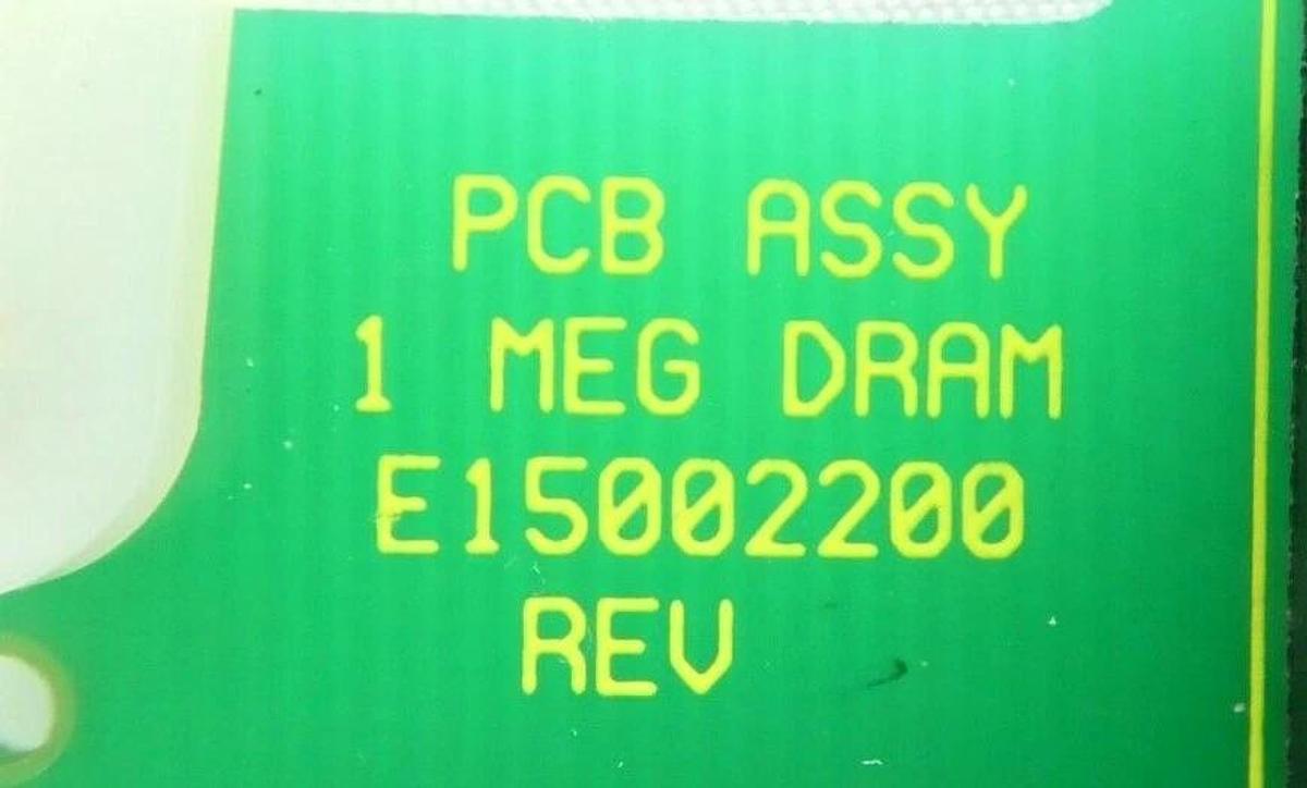 Used Varian Semiconductor VSEA E15002200 1 MEG DRAM PCB Card Rev. B 115679002 Working