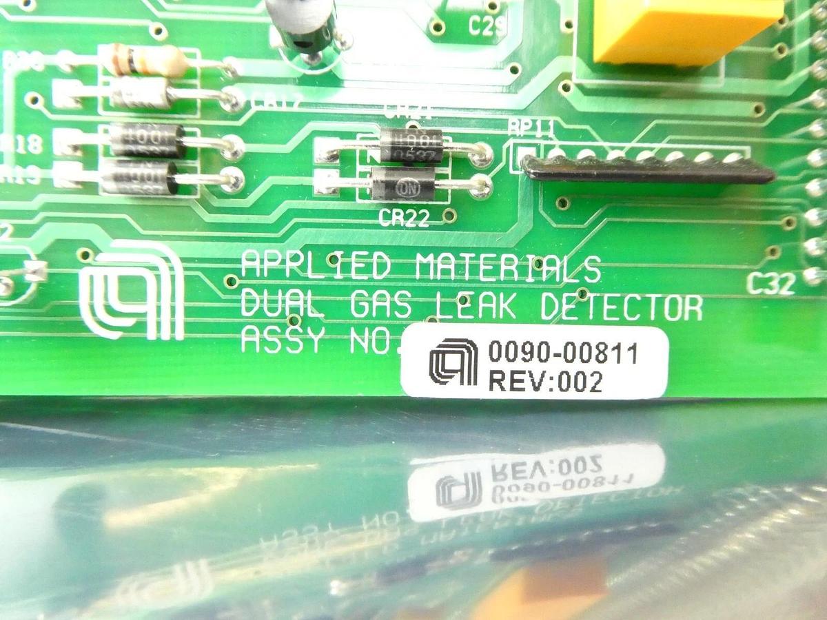 Used AMAT Applied Materials 0090-00811 Dual Gas Leak Detector PCB Card Working Spare