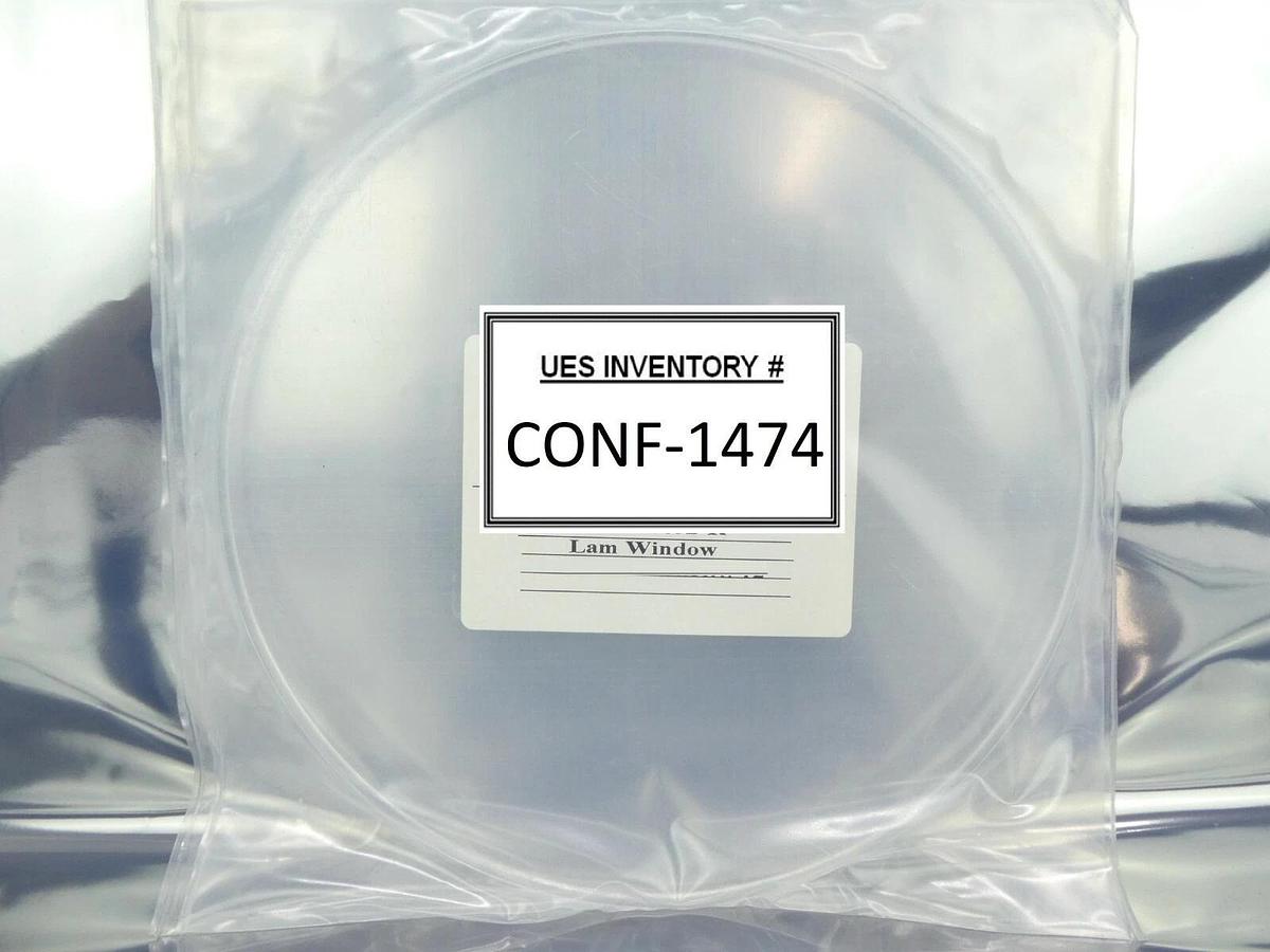 Refurbished Southwest Quartz 46032-R Quartz Window Disk Lam Research Refurbished Surplus