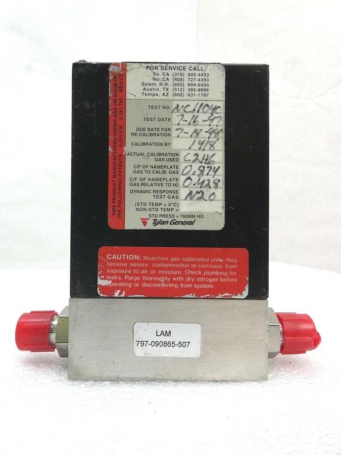 Used Tylan FC-2900V Mass Flow Controller MFC 2900 Series 200 SCCM CF4 Used Working