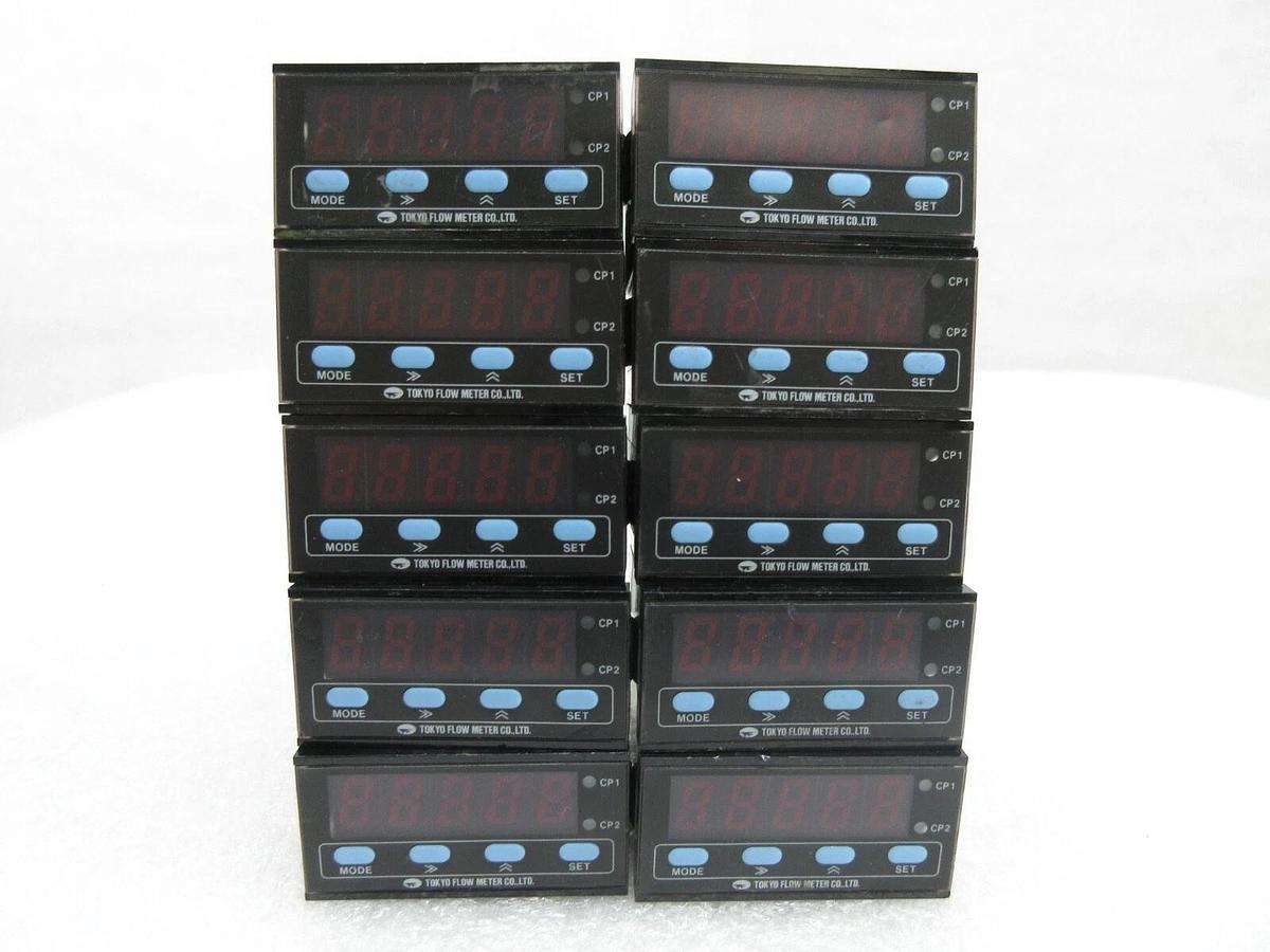 Used Tokyo Flow Meter EM-0100 Multi-Digitalmeter Lot of 10 Used Working