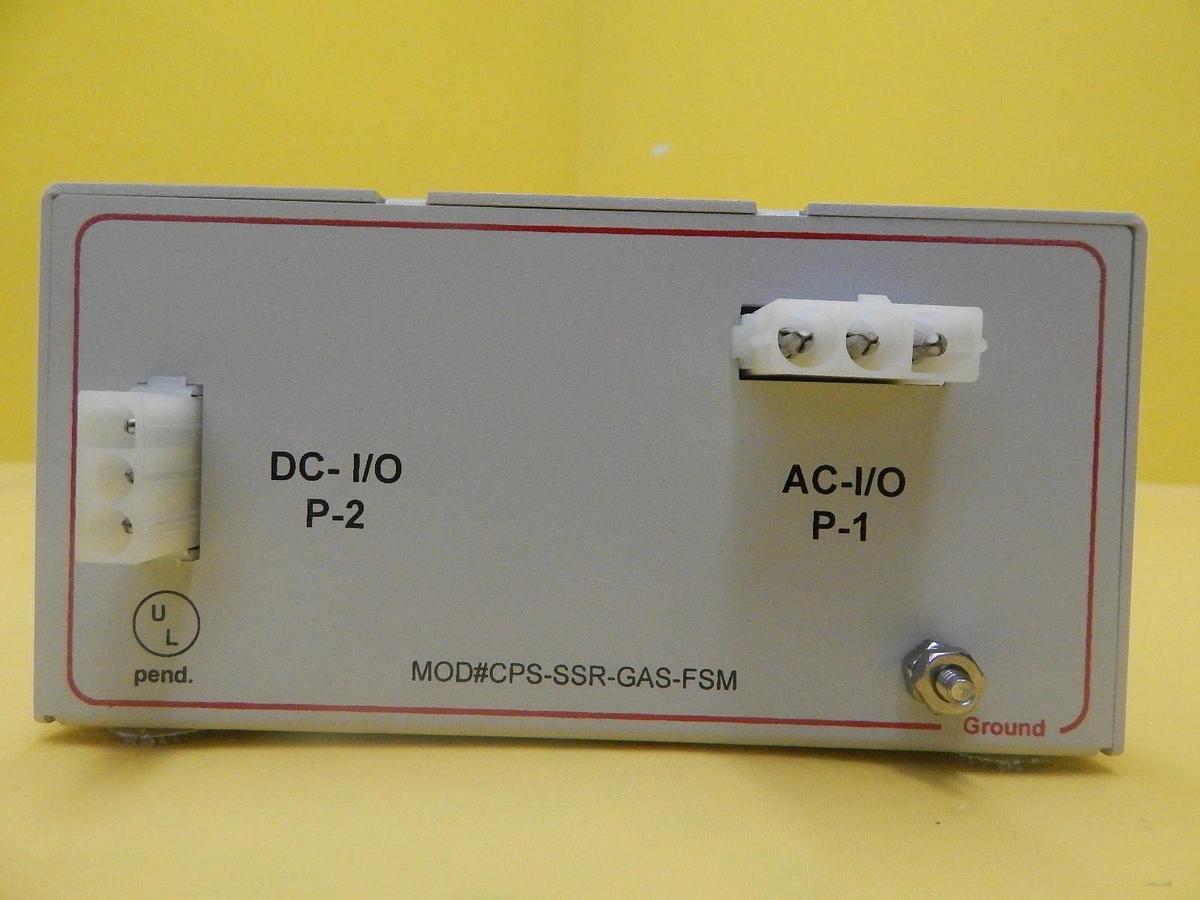 Used CPS Control Process Systems GAS-SSR-MOD Test Module CPS-SSR-GAS-FSM Used Working