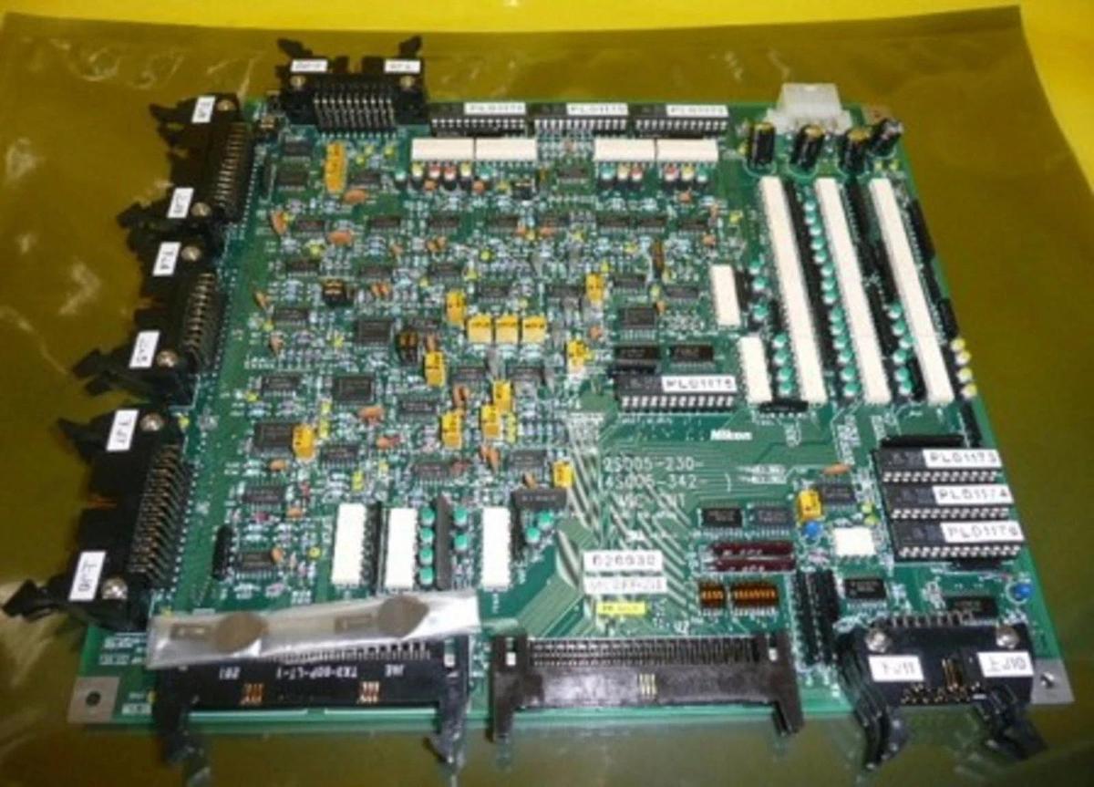 Used Nikon 2S005-230 MIC-CNT Wafer Inspection System Board OPTISTATION 3 Working