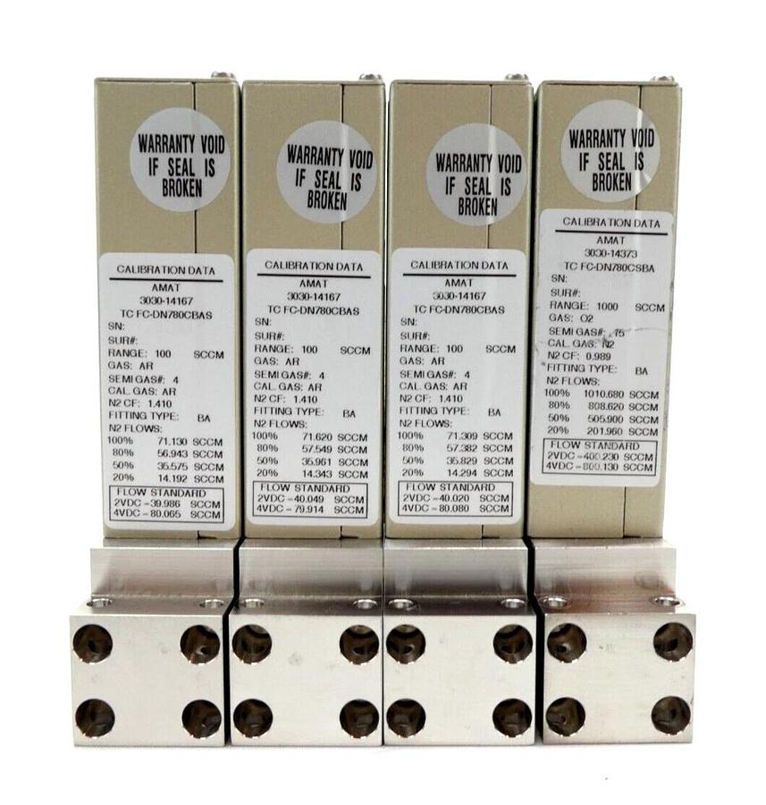 Used Aera FC-DN780C Mass Flow Controller MFC FC-7800CD Reseller Lot of 11 Working