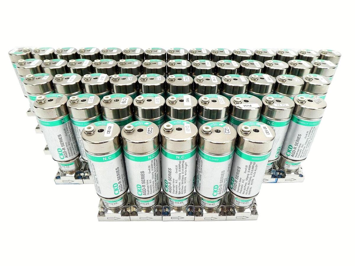 Used CKD MAGD-11R-AT2-C01 Diaphragm Valve AGD-R Series Reseller Lot of 53 Working