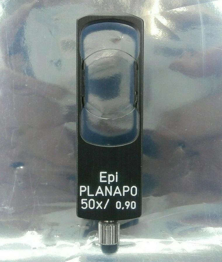 Used Carl Zeiss 44 44 62 DIC Slider Microscope Objective Epi PLANAPO 50x/0.90 Working