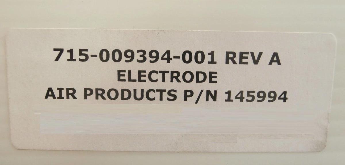 Used Lam Research 715-009394-001 Electrode Air Products 145994 New Surplus