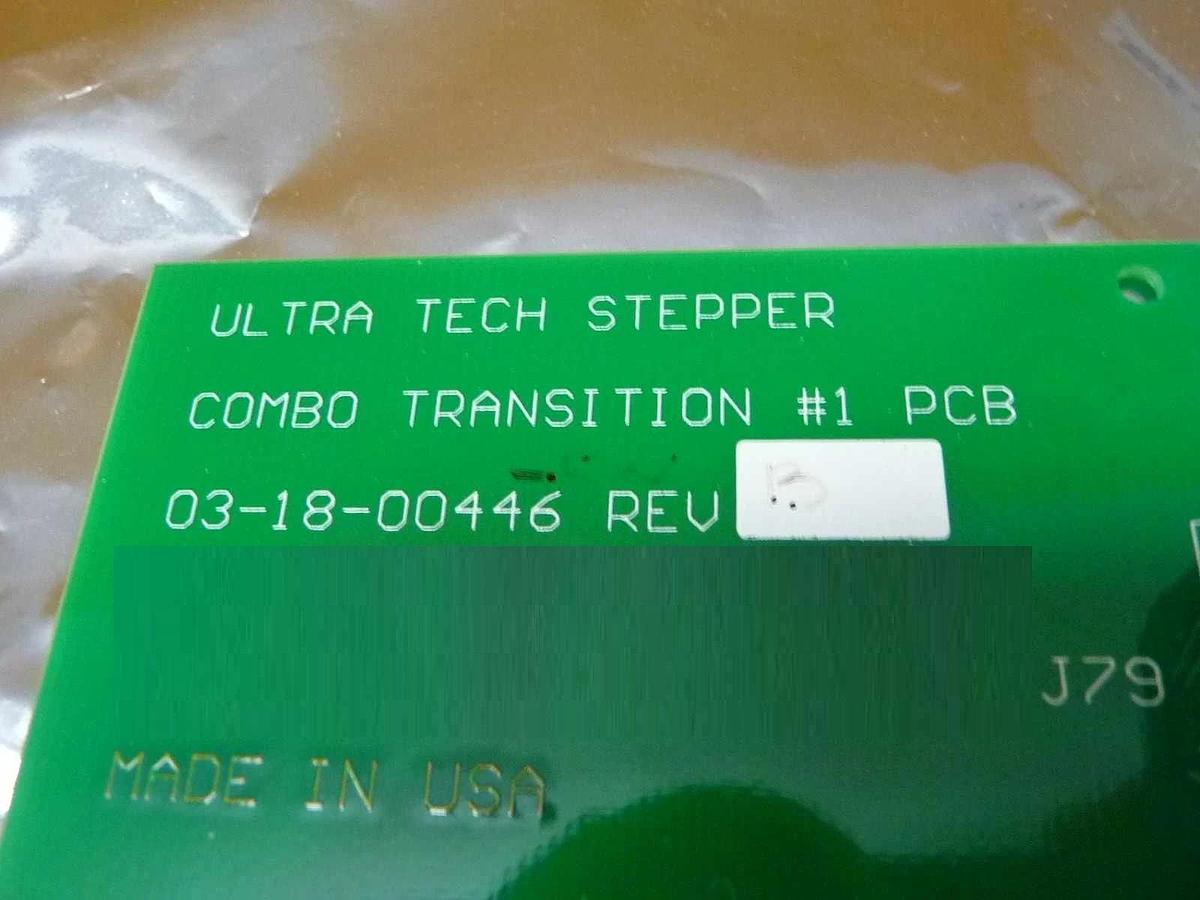 Used Ultratech Stepper 03-18-00446 Combo Transition #1 PCB Card Working Surplus