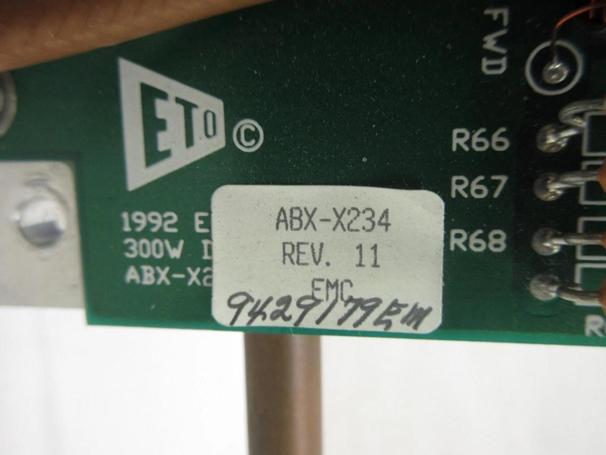 Used ETO Ehrhorn Technological Operations ABX-X234 300W Driver Board PCB AMAT Working