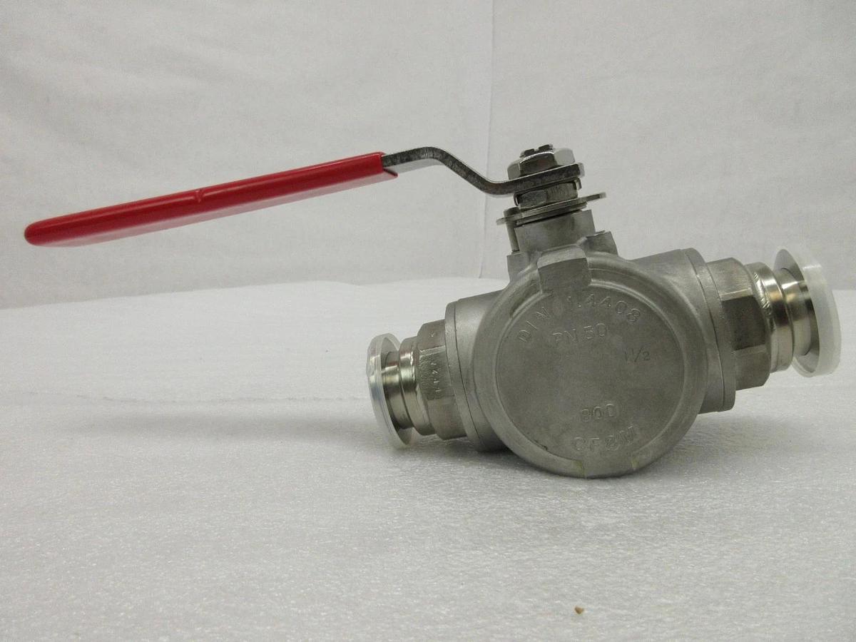 Used HIS Hoffman Instrumentation PN50 Manual Valve DIN 1.4408 800 CF8M Lot of 3