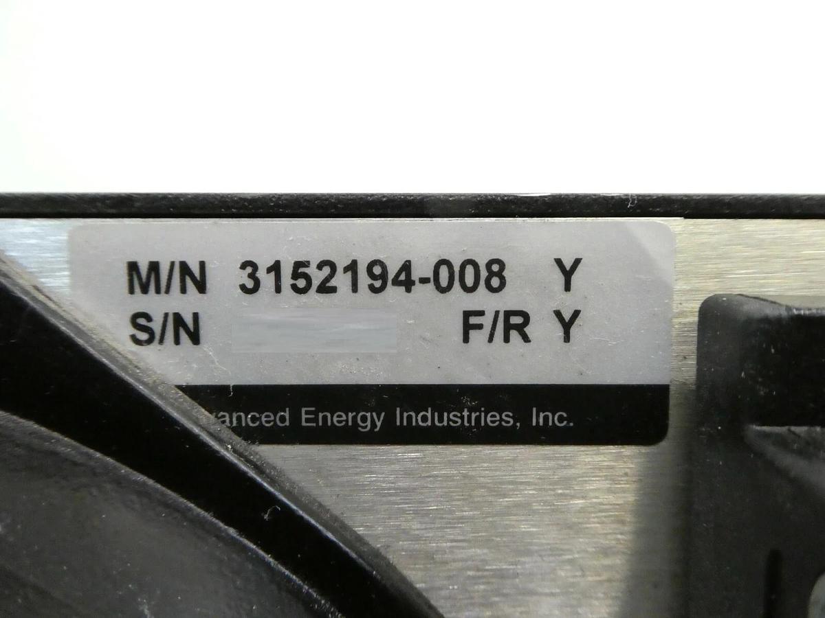 Used MDX 10K AE Advanced Energy 3152194-008 RF Generator Delta Slave Untested Spare