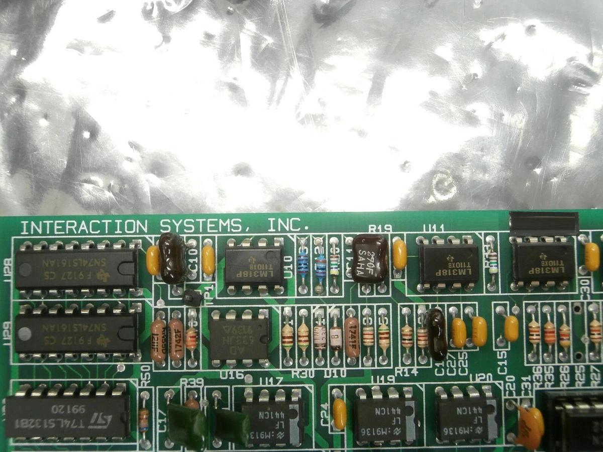 Used Interaction Systems ISI 4004 Processor PCB Card Lumonics LW-CO2 Used Working