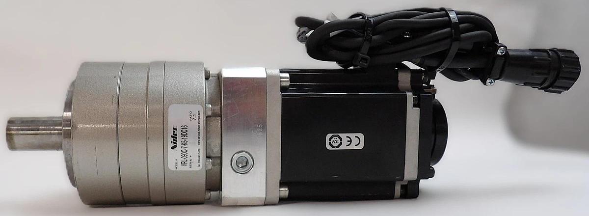 Used Sanyo Denki R2AA08075FXR00M AC Servo Motor SANMOTION R w/Gearhead Working