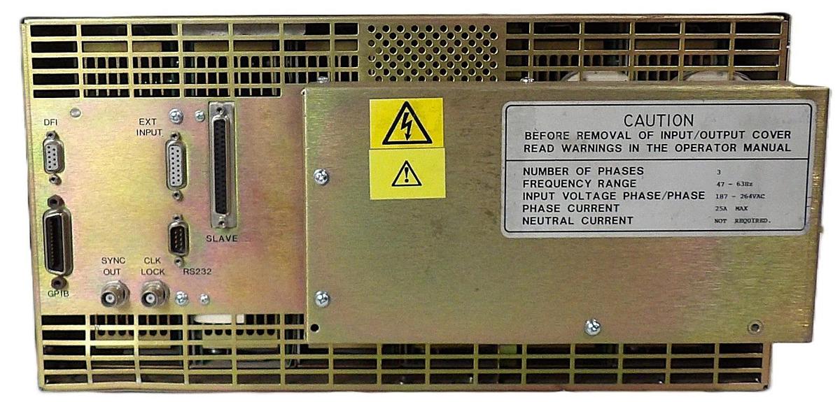 Used Elgar 5162001-15 SmartWave Industrial Power Source SW5250A Untested Surplus