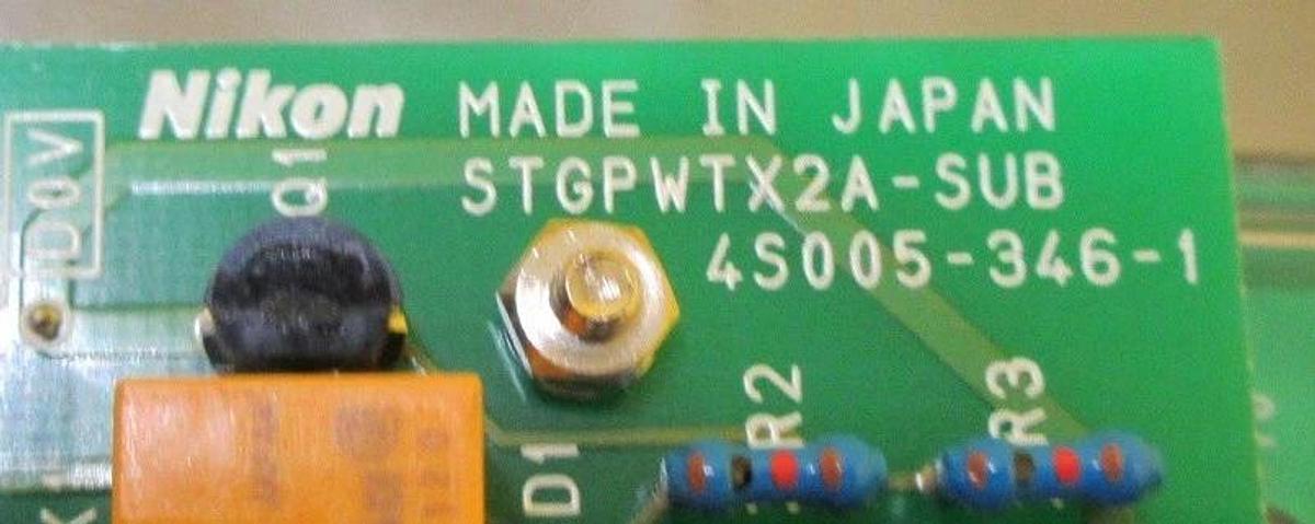 Used Nikon 4S013-324-1 Backplane Interface Board PCB STGPWTX2A NSR-S204B Used Working