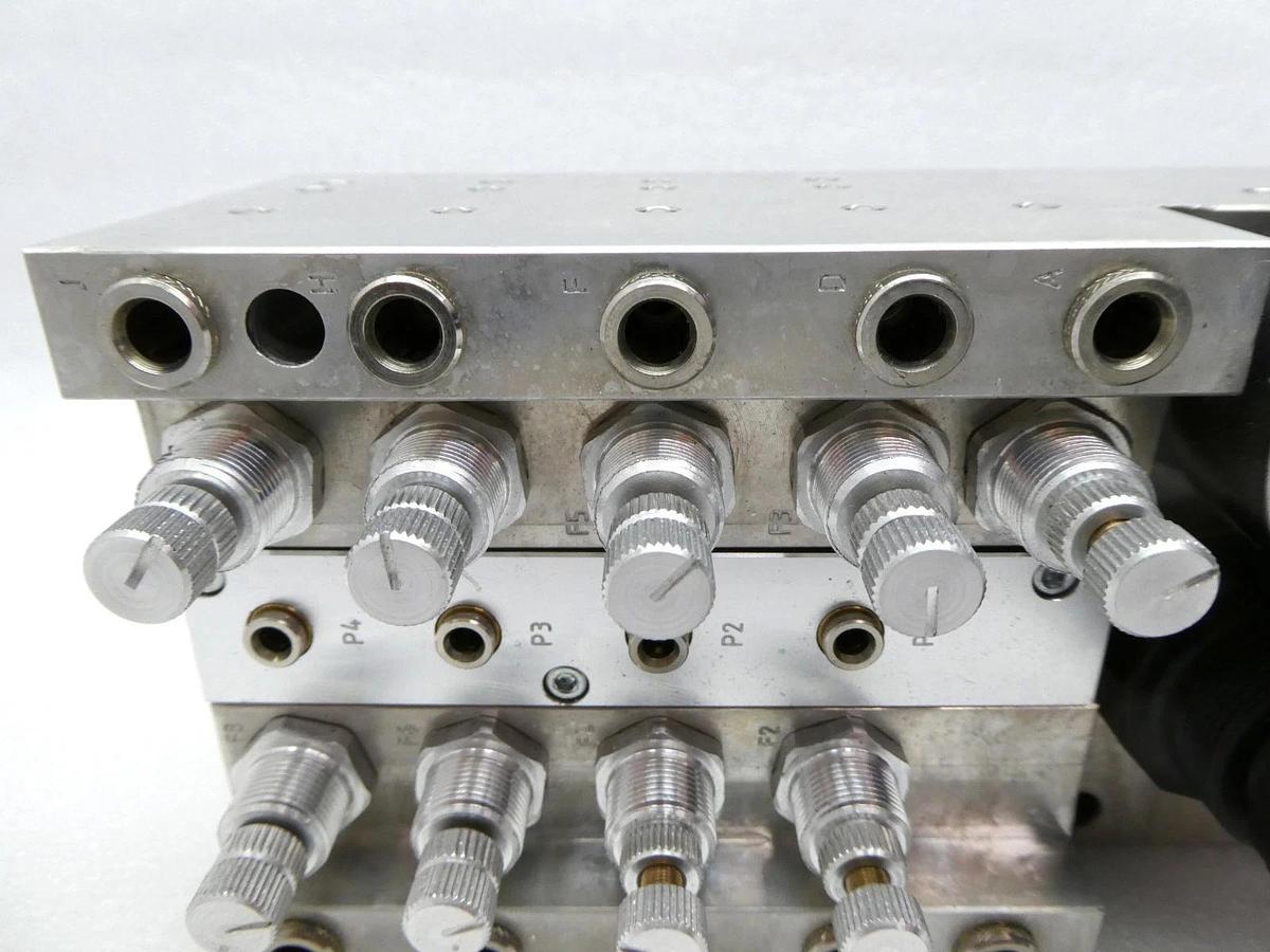 Used Norgren SPGB/35085/1 Pneumatic Manifold E28705037 Edwards TPU Used Working