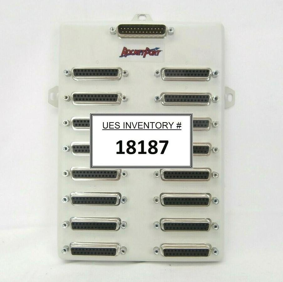 Used Comtrol 94100-2 16-Port RS-232 Interface Module RocketPort Working Spare