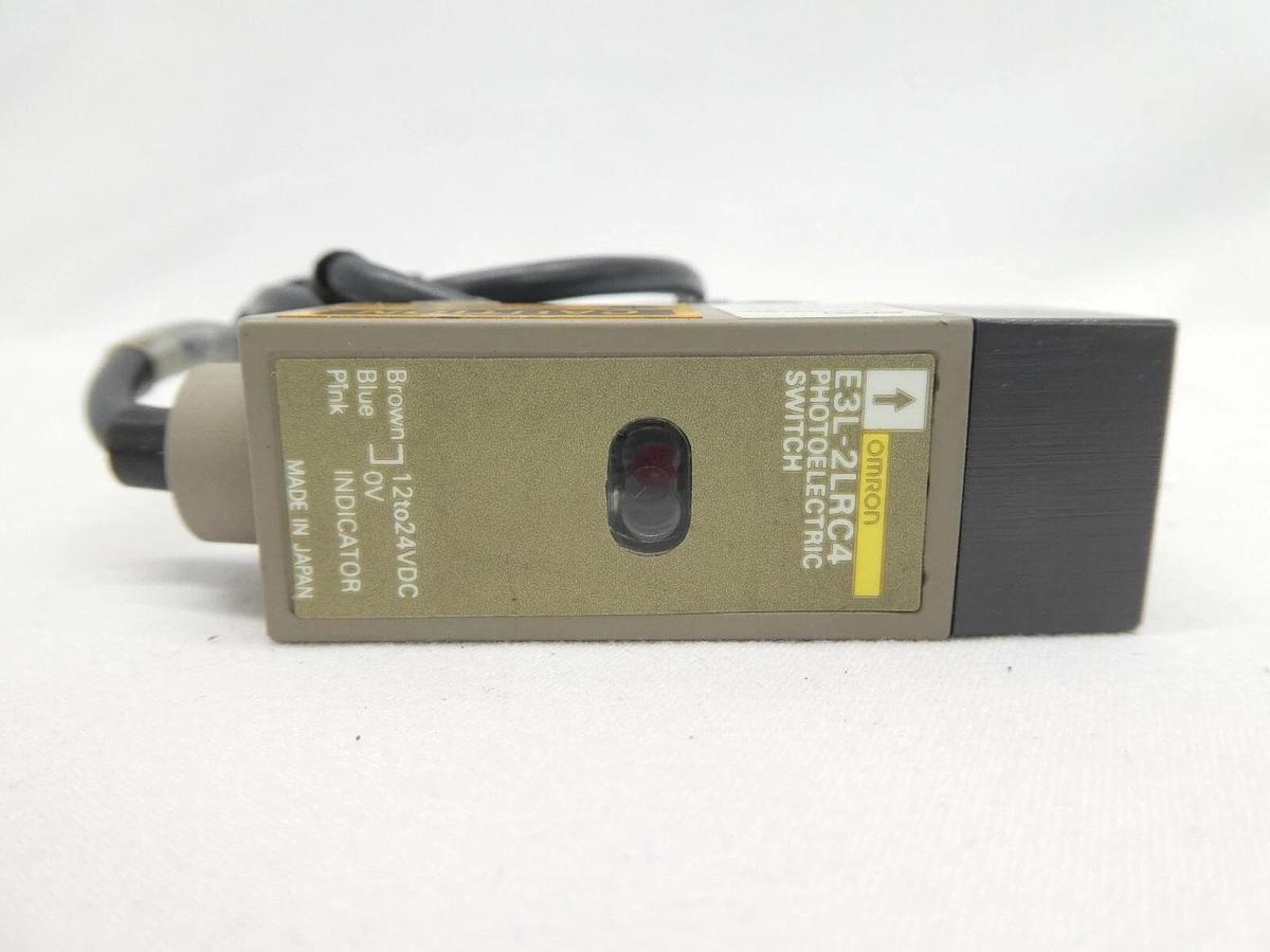 Used Omron E3L Photoelectric Switch E3L-2LRC4 E3L-2DC4 Lot of 16 Working Surplus