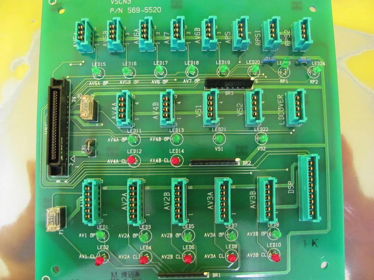 Used Hitachi 569-5520 VSCN3 PCB Board S-9300 Scanning Electron Microscope Working