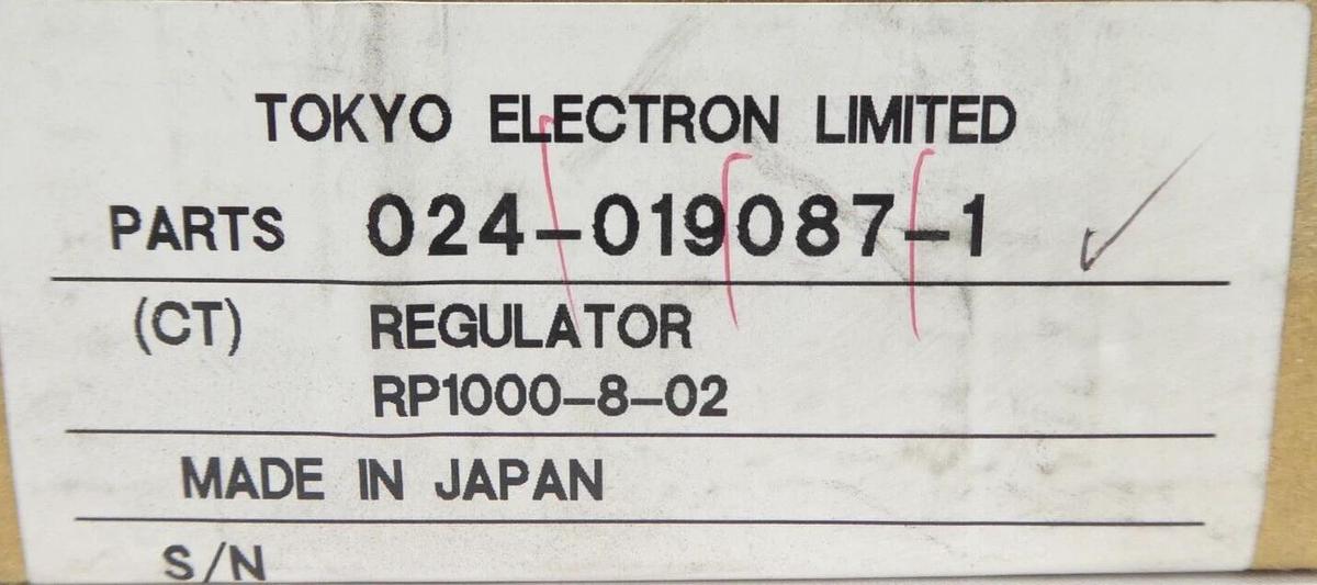 CKD RP1000-8-02 G52D PPX Vacuum Part Lot of 6 TEL Tokyo Electron New Surplus