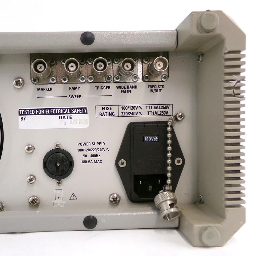 Used IFR 2040 10khz-1.35Ghz Low Noise Signal Generator 9.15 Opt. 2 Dented As-Is Spare
