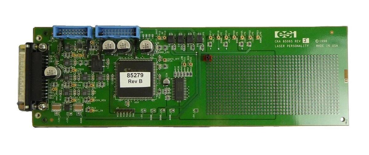 Used ESI CKA 85065 Laser Personality PCB Assembly Lightwave M210-PS-V06 Working